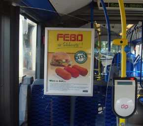 Bus- of tramreclame A3 poster