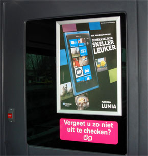 Busreclame A3 poster