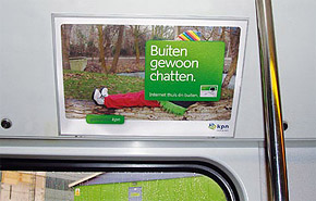 Bus- of tramreclame A3 poster